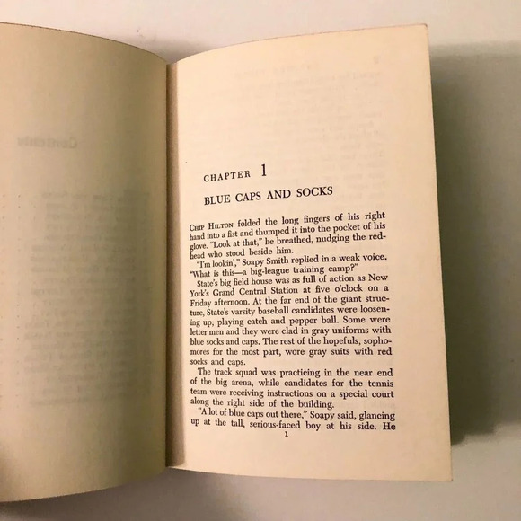 Vintage 1958 Chip Hilton Sports Story Pay Off Pitch  Clair Bee Hardcover Book - Picture 9 of 16